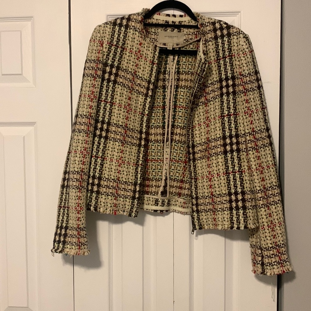 Burberry Tweed Sweater/Blazer